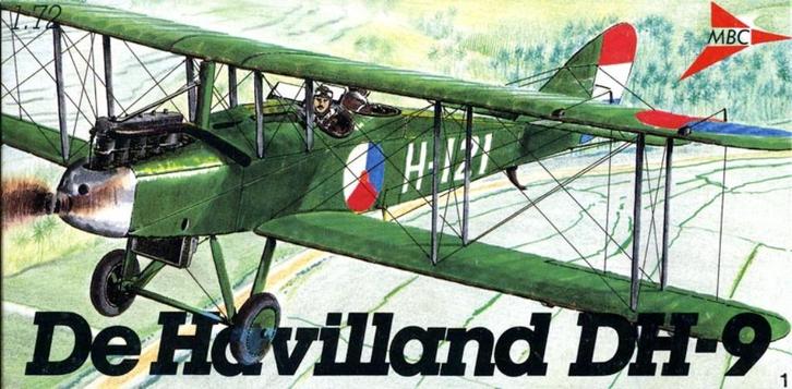 De Havilland DH-9. , Hobby en Vrije tijd, Modelbouw | Vliegtuigen en Helikopters, Zo goed als nieuw, Vliegtuig, 1:72 tot 1:144