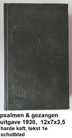 zakboekje psalmen & gezangen, uitgave 1938, tekst 1e schutb., Boeken, Ophalen of Verzenden, Gelezen