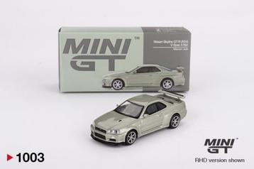 Mini GT 1:64 Nissan Skyline GT-R (R34) Vspec II Nur Milleniu beschikbaar voor biedingen