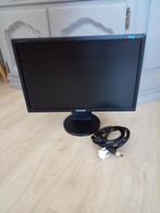 Samsung 22 inch monitor met kabels., Computers en Software, Monitoren, Gebruikt, Full HD, Ophalen of Verzenden, 22 inch
