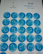 AH glazen zegels, 1 volle kaart + 26 zegel, Albert Heijn, Ophalen of Verzenden