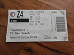 ⚽ Ticket Feyenoord - Fc Den Bosch 2001/2002 ⚽, Verzamelen, Sportartikelen en Voetbal, Ophalen of Verzenden, Zo goed als nieuw