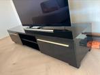 Zwart tv meubel, Huis en Inrichting, Ophalen, Gebruikt, 150 tot 200 cm, Minder dan 100 cm