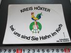 sticker kreis höxter bei uns sind sie hahn im korb - haan, Ophalen, Zo goed als nieuw
