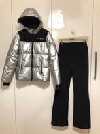 Skipak Nikkie compleet metallic skijas + zwart skibroek XXS, Ophalen of Verzenden, Zo goed als nieuw, Nikkie, Maat 34 (XS) of kleiner