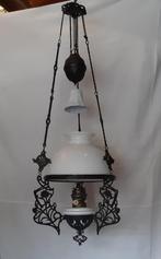 Originele "Schippertje" hanglamp, Gebruikt, Antiek, Ophalen, 75 cm of meer