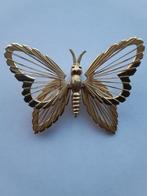 Monet vlinder broche. B=5 en H=4 cm, Ophalen of Verzenden, Zo goed als nieuw