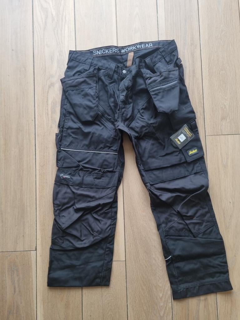Snickers 6202 Ruffwork Werkbroek Zwart Maat 58, Tuin en Terras, Werkkleding, Ophalen of Verzenden, Nieuw