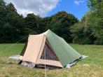 Esvo Arizona tent - nauwelijks gebruikt, incl. windscherm, Ophalen, Zo goed als nieuw, Tot en met 4