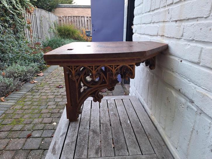 Antieke Houten Console / Wandtafel, Antiek en Kunst, Antiek | Overige Antiek, Ophalen