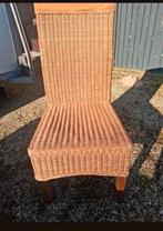 6 rieten stoelen, Ophalen, Zo goed als nieuw, Rotan