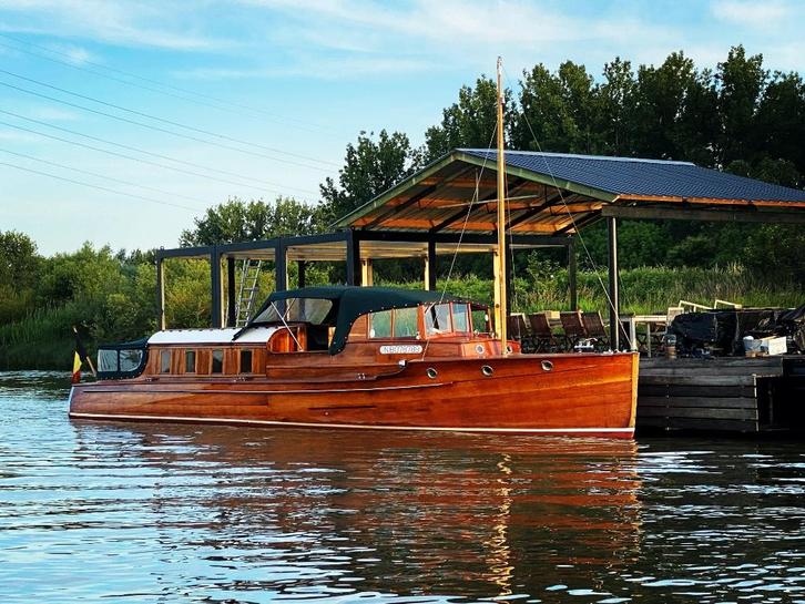Pettersson salonboot, Watersport en Boten, Motorboten en Motorjachten, Zo goed als nieuw, Hout, 12 meter of meer, Diesel, Binnenboordmotor