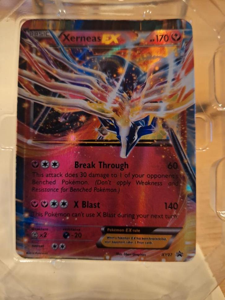 Xerneas EX Pokemon kaart - licht beschadigd, Hobby en Vrije tijd, Verzamelkaartspellen | Pokémon, Ophalen of Verzenden