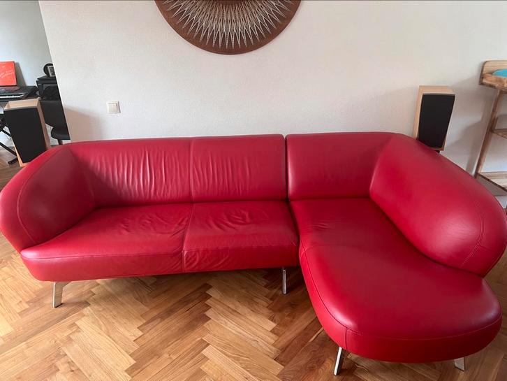 Aangeboden Leolux Flint bank, Huis en Inrichting, Banken | Sofa's en Chaises Longues, Zo goed als nieuw, Driepersoons, 200 tot 250 cm