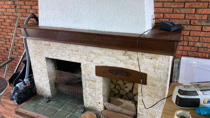 Haard/schouw, Huis en Inrichting, Haarden, Gebruikt, Houthaard, Ophalen