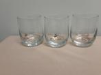 REMY MARTIN tumbler glazen, gouden logo, 3 stuks, Ophalen of Verzenden, Zo goed als nieuw, Borrel- of Shotglas