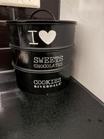 Riverdale zwarte cookie jar etagère opslag witte letters, Ophalen, Zo goed als nieuw
