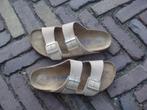 GRATIS VERZENDEN NIEUWE BEIGE LEREN ARIZONA BIRKENSTOCKS 40, Slippers, Verzenden, Beige, Nieuw