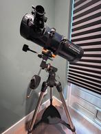 Telescoop celestron astromaster 144 eq, Ophalen, Lenzentelescoop (refractor), 80 tot 200 mm, Met statief