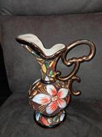 Vintage keramische karaf, h.bequet belgie, Ophalen of Verzenden