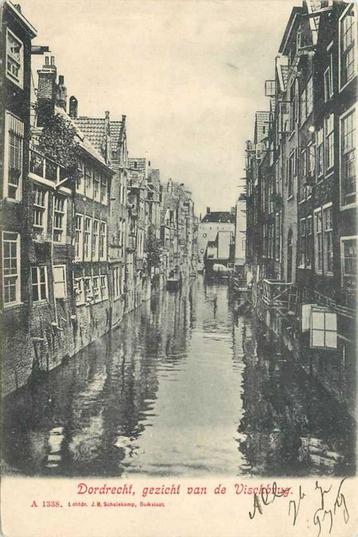 (300-486-017) Dordrecht gezicht van de Vischbrug beschikbaar voor biedingen