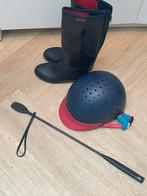 Laarzen Red Horse mt 34 cap S 52-55 cm en zweepje, Dieren en Toebehoren, Paardrijkleding, Ophalen of Verzenden, Zo goed als nieuw