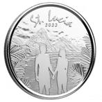 2022 St. Lucia 1 oz Silver Loving Couple BU, Ophalen of Verzenden, Zilver