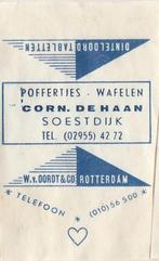 Corn. de Haan Soestdijk - poffertjes wafelen, Verzamelen, Verzenden