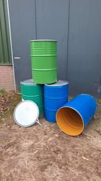 Stookton vuurton 200 liter olieton, Ophalen, Zo goed als nieuw, 80 mm of meer, Overige typen
