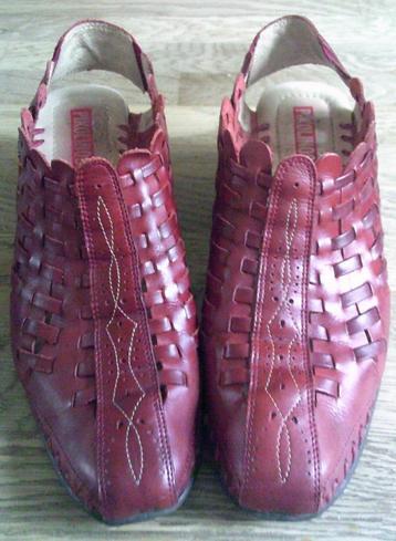 PIKOLINES ZGAN red woven slingbacks maat 38 beschikbaar voor biedingen