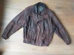 Morena bruine leren jas maat XL, Kleding | Heren, Jassen | Winter, Bruin, Maat 56/58 (XL), Ophalen of Verzenden, Gedragen