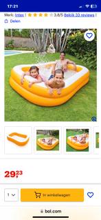 Intex zwembad  229cm x 147cm x 46cm, Minder dan 80 cm, Ophalen of Verzenden, Zo goed als nieuw, 200 tot 400 cm
