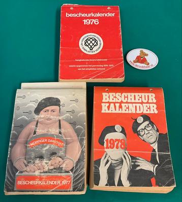 Van Kooten & De Bie, bescheurkalenders 1976, 1977, 1978 beschikbaar voor biedingen