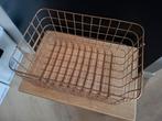 Koperkleurige draadmand met handgreepjes, Ophalen, Overige materialen, Mand, Zo goed als nieuw