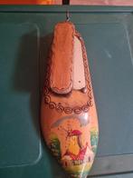 Vintage Houten Klomp met Spiegel en Borstel, Ophalen of Verzenden