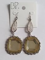 BP zilverkleurige strass hang oorbellen, Overige materialen, Hangers, Nieuw, Ophalen of Verzenden