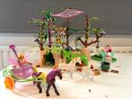 Playmobil  9132  Magische feeëntuin & 9136 Fee met koets, Ophalen of Verzenden, Gebruikt, Complete set