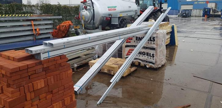 55 - Profielen, metalstud, SFU, SFC, steelframe, wms c75, Doe-het-zelf en Verbouw, Metalen, Zo goed als nieuw, Aluminium, Ophalen