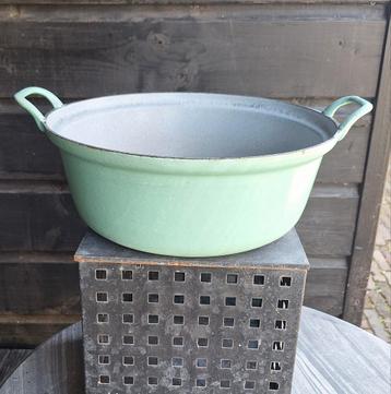 Mooie Le Creuset pan 28 cm, zeldzame kleur beschikbaar voor biedingen