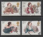GB - Michelnr 841-844 - cept, belangrijke vrouwen oa Brontë, Postzegels en Munten, Verzenden, Gestempeld