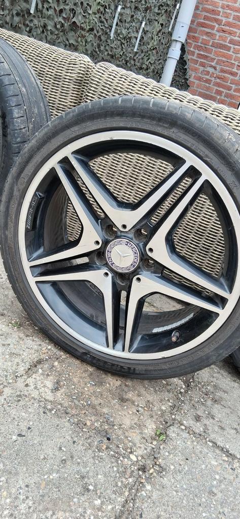 Originele amg 18 inch en zwarte 18inch velgen 5 x 112 zie, Auto-onderdelen, Banden en Velgen, Zomerbanden, 18 inch, Ophalen of Verzenden