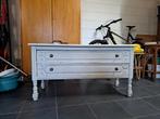 Brocante oud beige kleurige lade kast, Ophalen, Gebruikt, Brocant