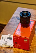 Sony FE 20mm F1.8 G, Audio, Tv en Foto, Fotografie | Lenzen en Objectieven, Ophalen, Gebruikt, Groothoeklens