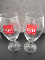 2 Bierglazen van hotelketen RIU, Ophalen of Verzenden, Gebruikt, Bierglas