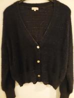 Vest lang 62cm City Life 2XL zwart +goudentipjes 1xGedragen, Kleding | Dames, Grote Maten, City Life, Zwart, Trui of Vest, Nieuw