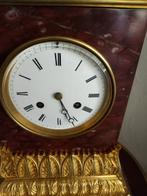Antieke Pendule Klok Marmer & Brons, Antiek en Kunst, Antiek | Klokken, Ophalen