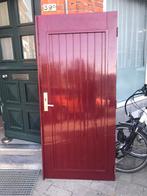 Buitendeur hardhout, Ophalen of Verzenden, Zo goed als nieuw, Buitendeur, 200 tot 215 cm
