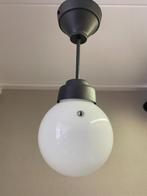 2x Vitemolla hanglamp antraciet met melkglas, Art deco / strak, Ophalen of Verzenden, Zo goed als nieuw, Glas