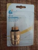 Nieuwe ANWB Gasnippel Spanje, koppelstuk bij het tanken LPG, Caravans en Kamperen, Ophalen of Verzenden, Nieuw
