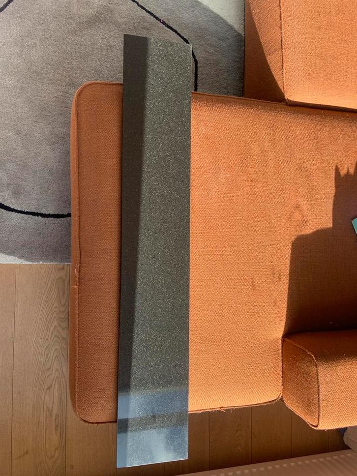 Vensterbank Basalt Natuursteen - 125,5x20x2, Doe-het-zelf en Verbouw, Plinten en Afwerking, Gebruikt, Overige typen, Hardsteen